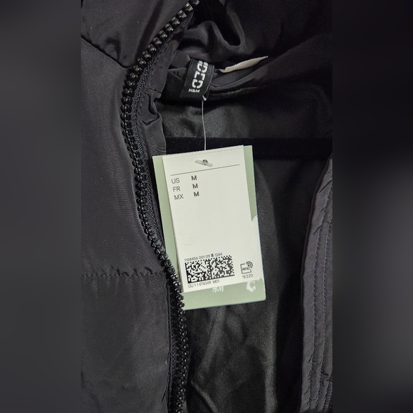 H and M womens long puffer jacket - Picture 3 of 5
